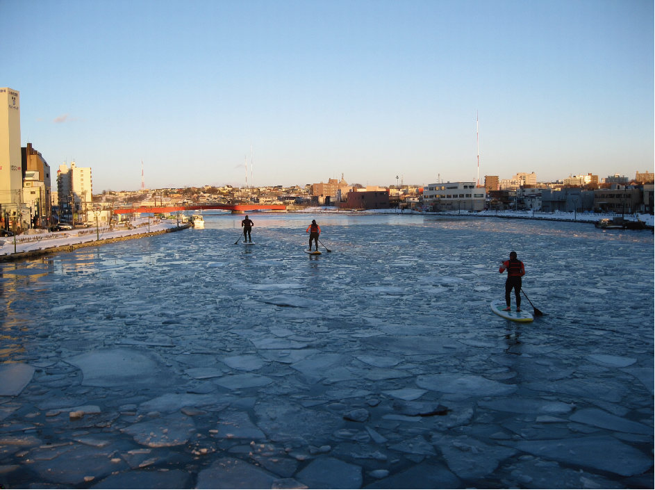 蓮の氷 SUPツアー